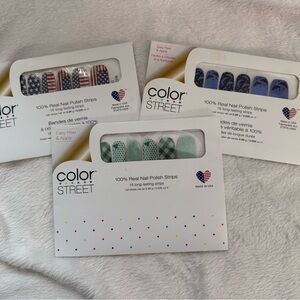 Set of Holiday Inspired Color Street Nail Polish Strips Set